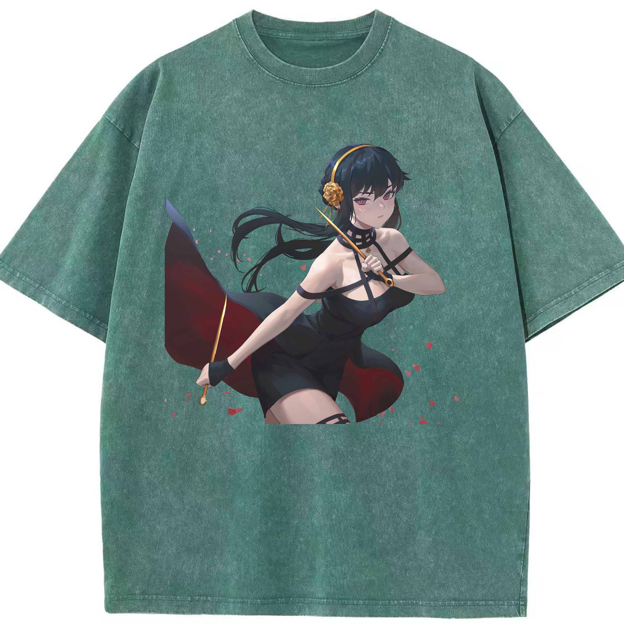 （画像用） SPY×FAMILY间谍家家酒 綿100% ヴィンテージ風 半袖Tシャツ（フロントプリント）